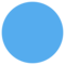 Blue Circle emoji on Twitter